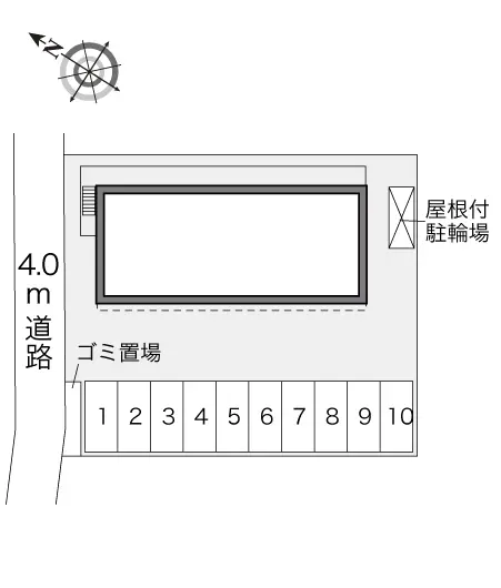 ★手数料０円★飯塚市下三緒　月極駐車場（LP）